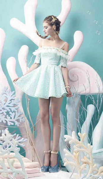 Candyfloss in girly dress